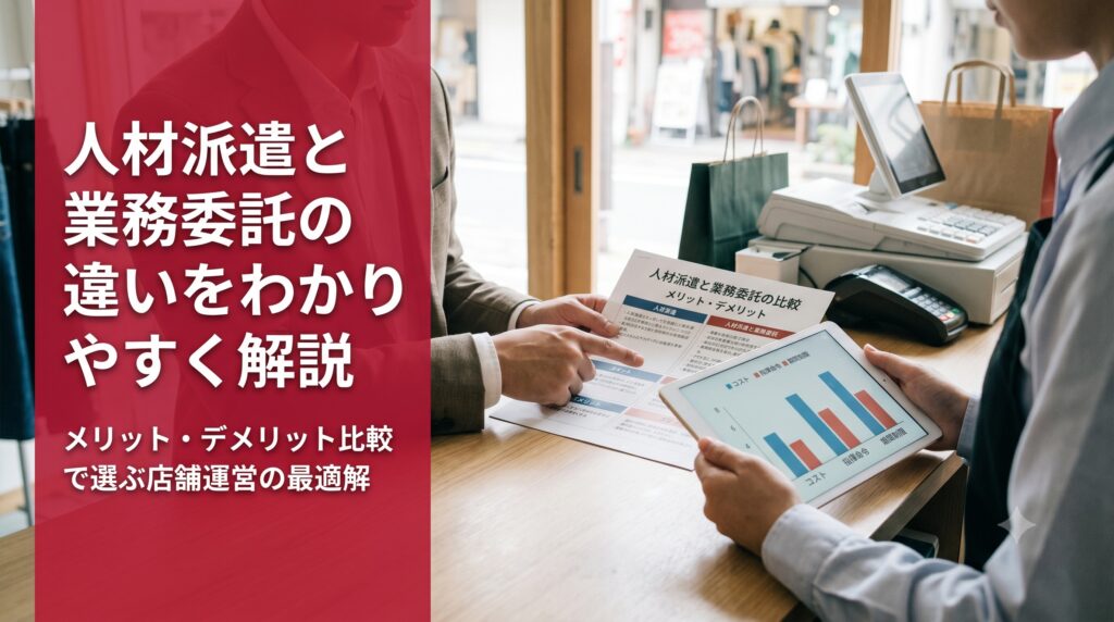レジ業務の外部化：派遣VS業務委託