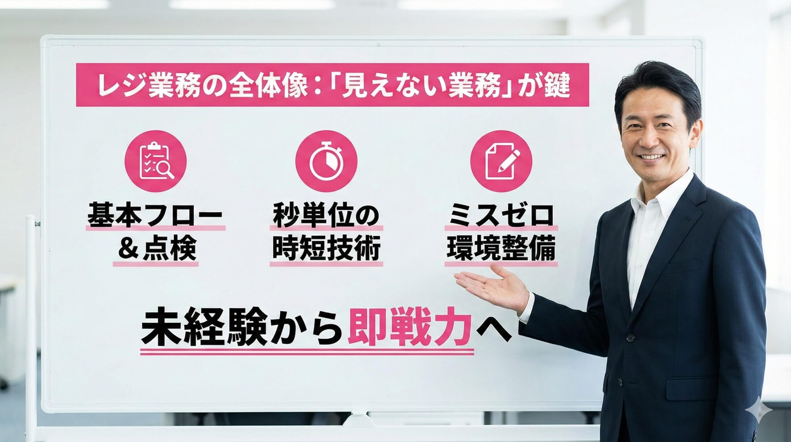 レジ業務とは│仕事内容の全体像から会計5ステップ・点検・締め作業まで完全解説 | 株式会社ベルーフ