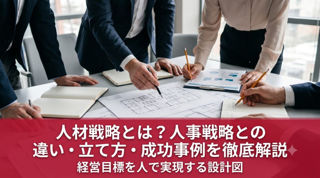 人材戦略：経営ゴールを”人”で実現する設計図