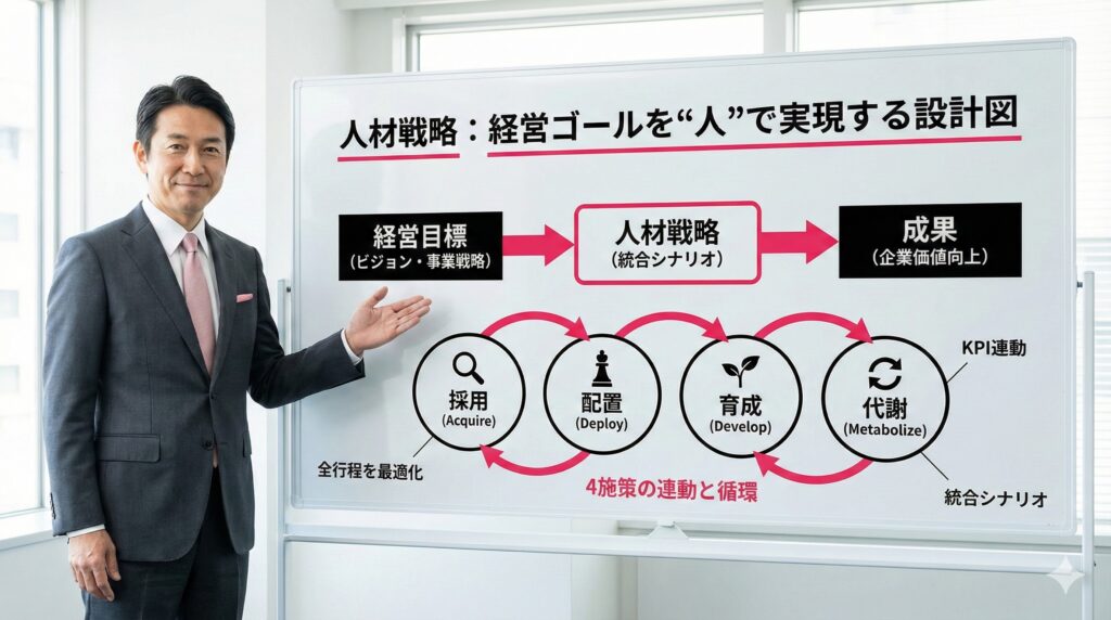 人材戦略：経営ゴールを”人”で実現する設計図