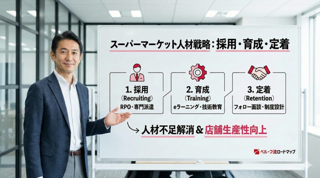 【スーパー人材戦略】採用・育成・定着を一気通貫で叶えるベルーフ流ロードマップ