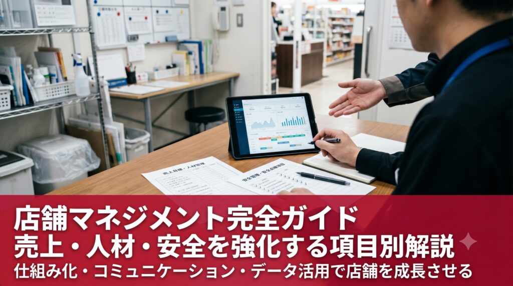 売上・人材・安全を強化する店舗マネジメント完全ガイド