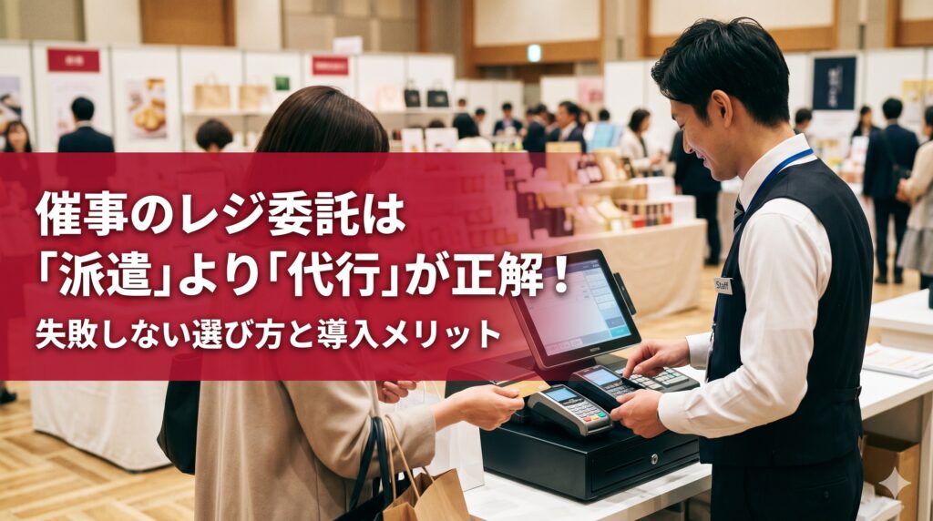 催事　レジ　委託