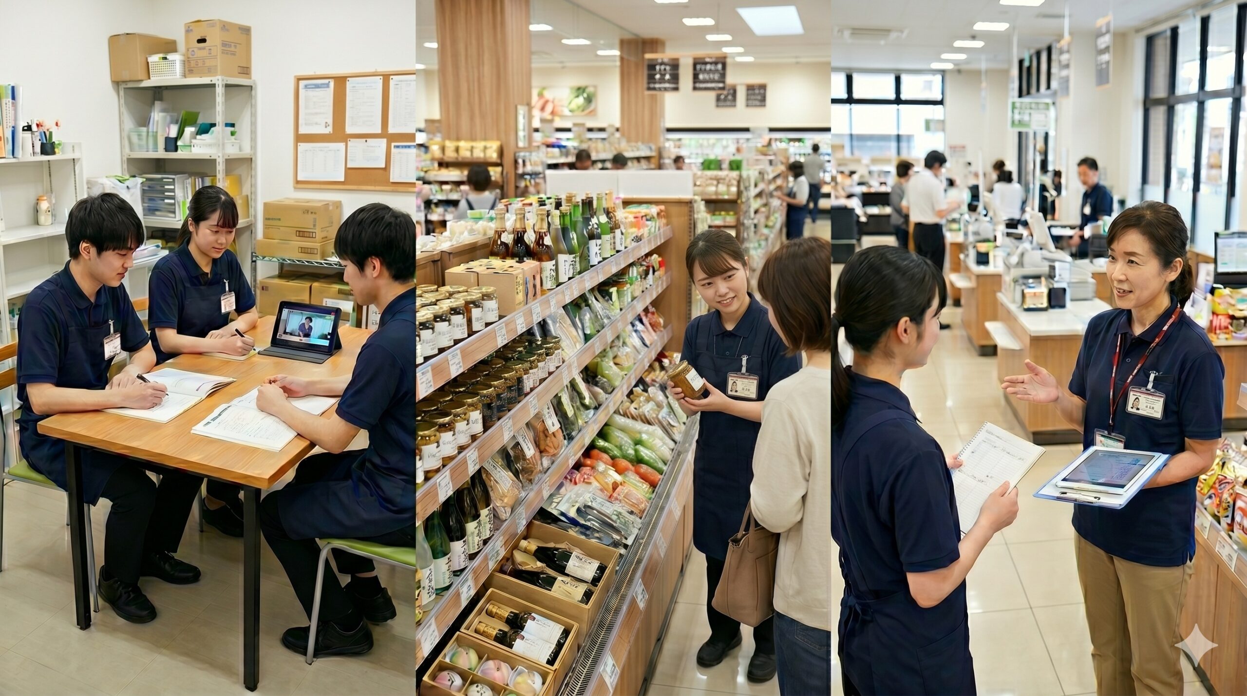 小売現場で活きる研修フォロー