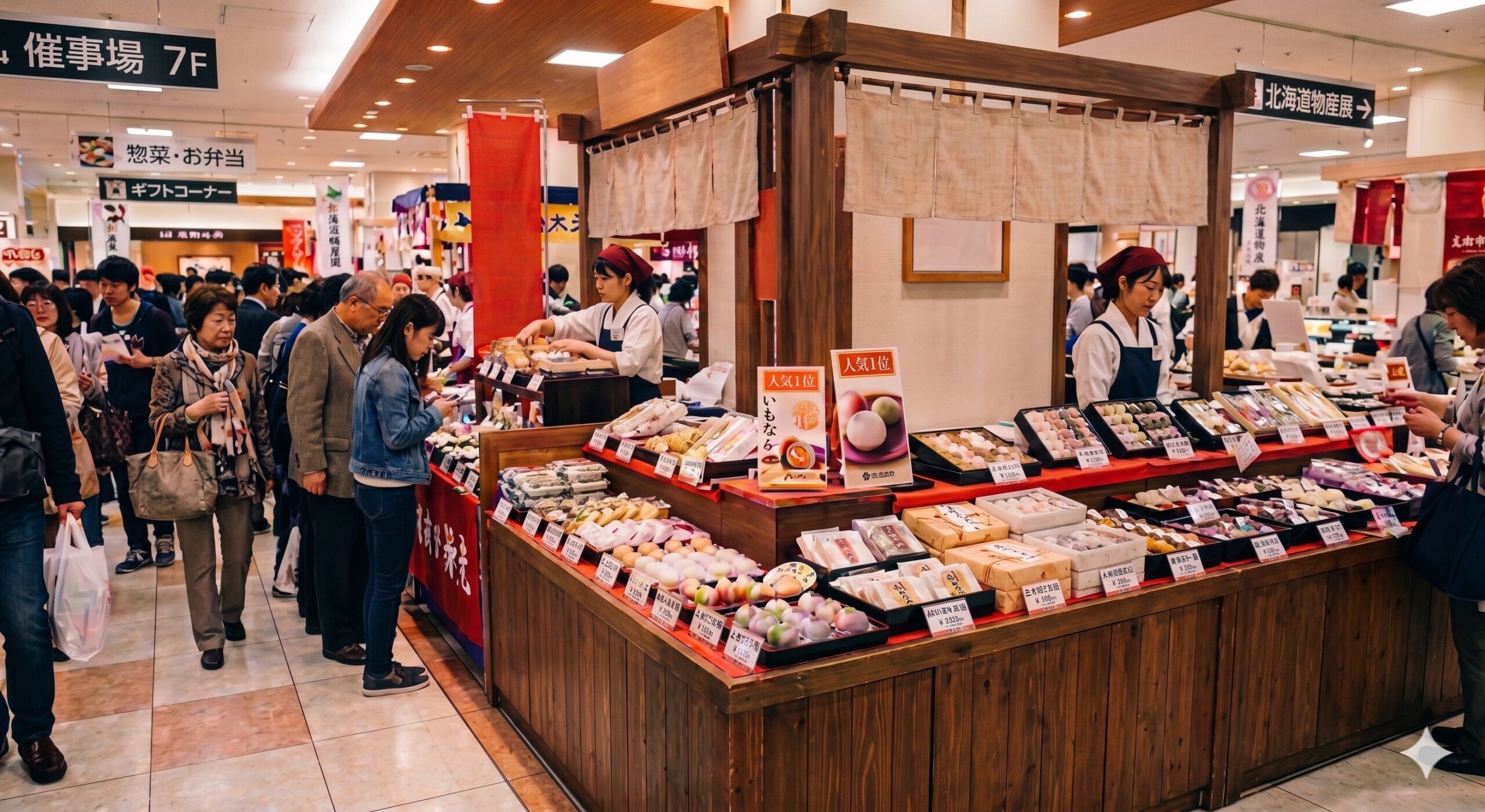 百貨店催事出店風景
