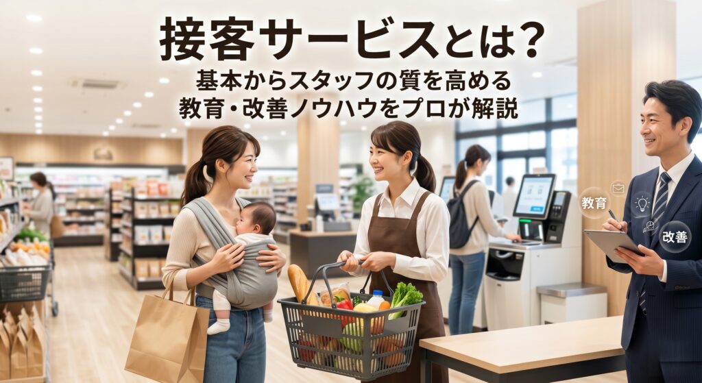 接客サービスとは？教育・改善ノウハウ