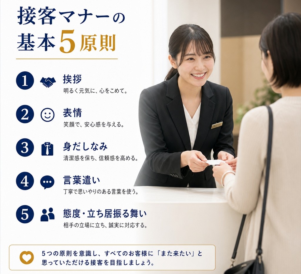 接客マナーの基本