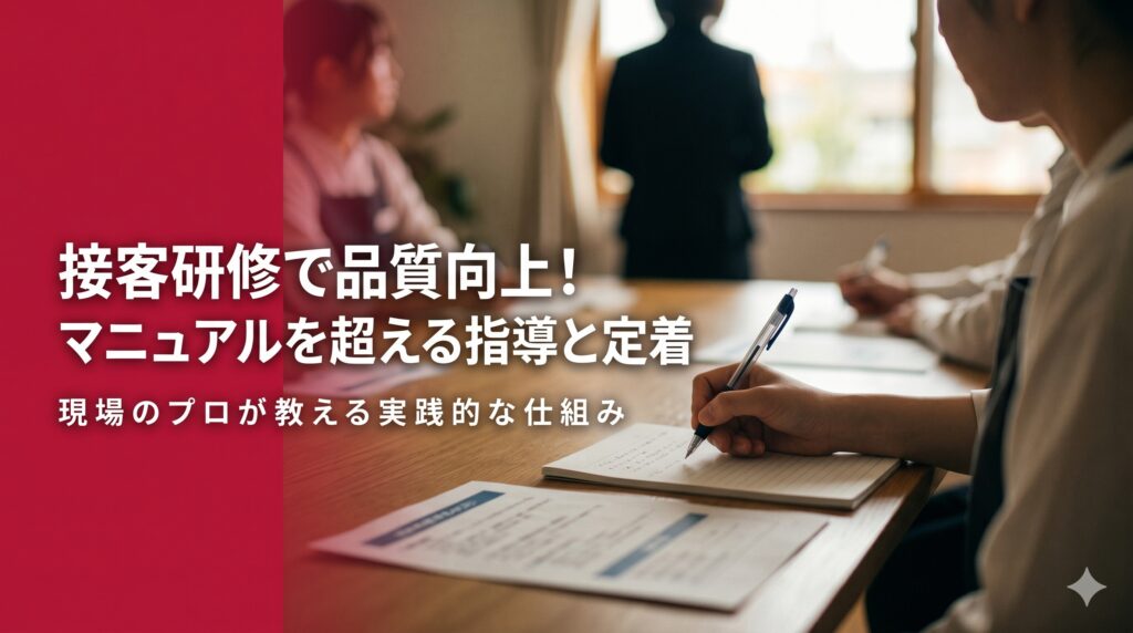 接客研修 品質向上