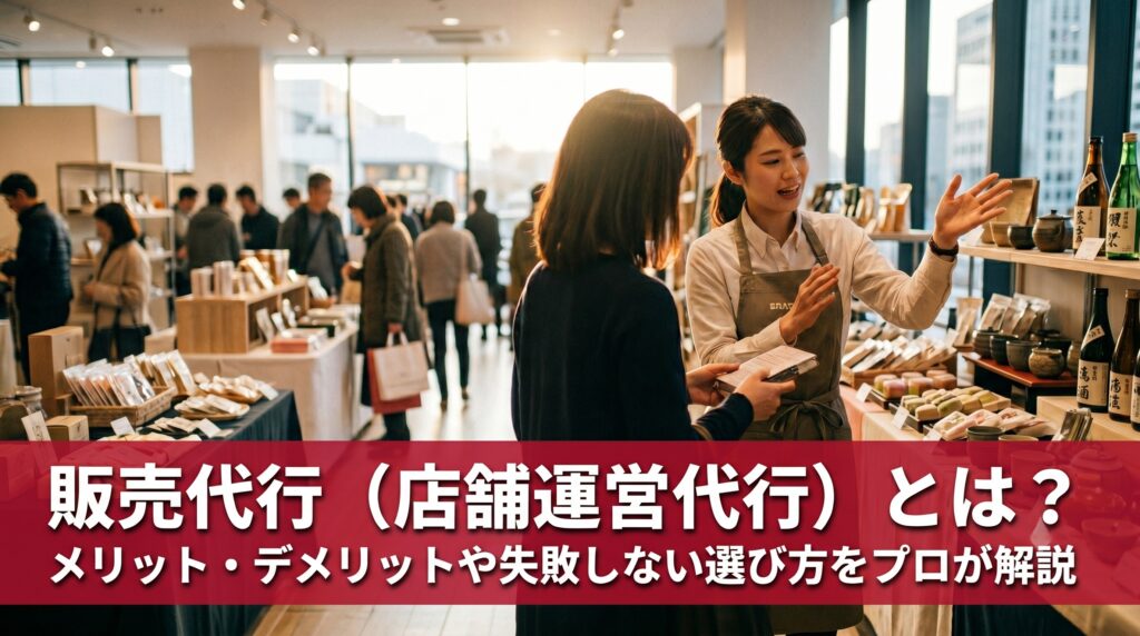 販売代行　店舗運営代行　