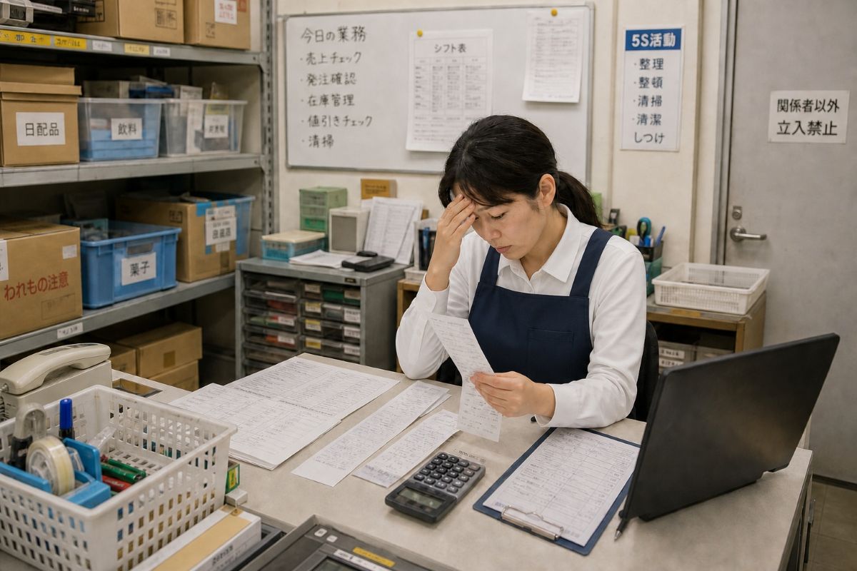 クレーム対応に疲弊する店長
