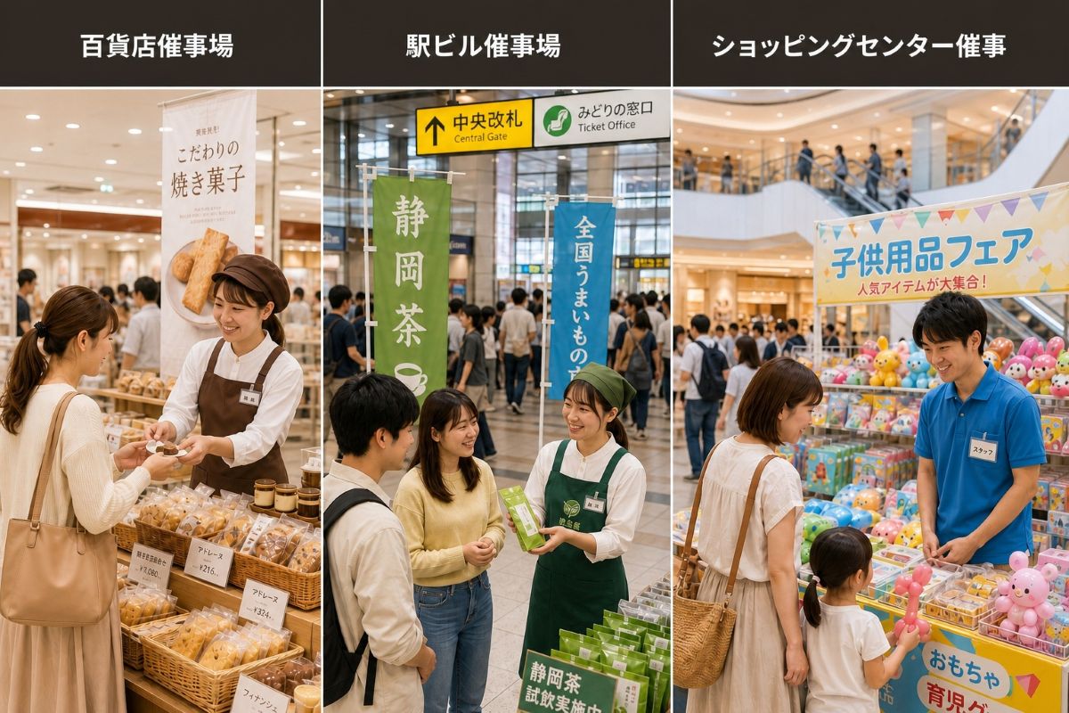 催事出店様子