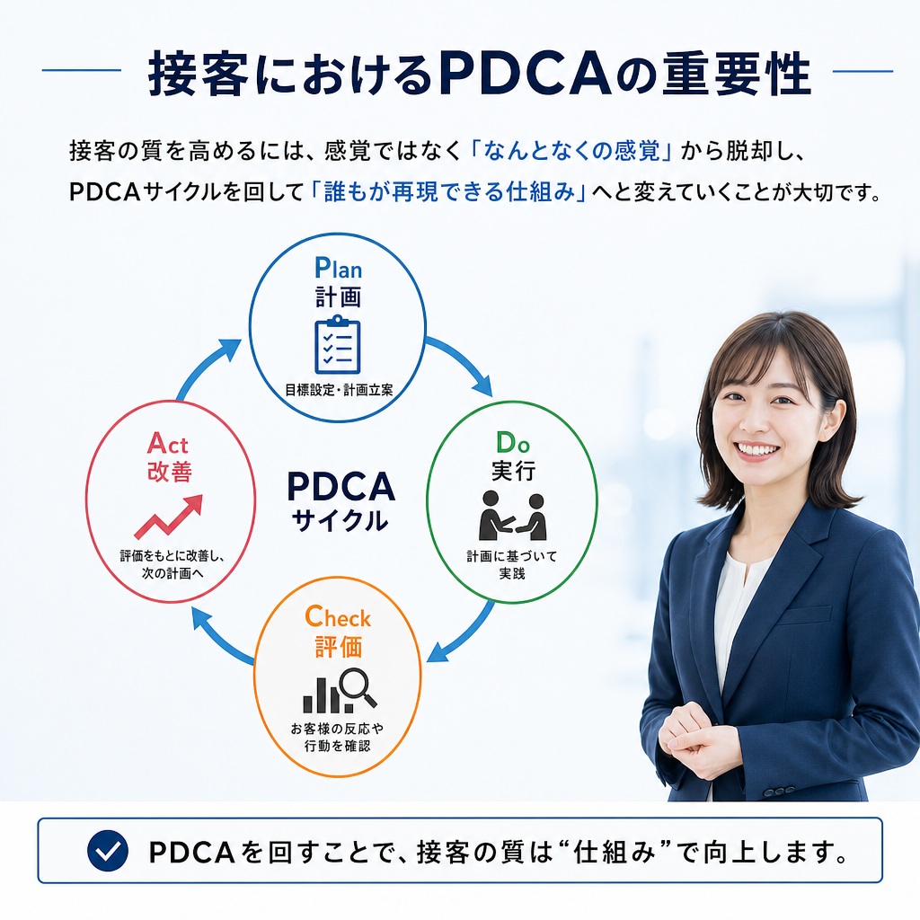 接客におけるPDCAの重要性