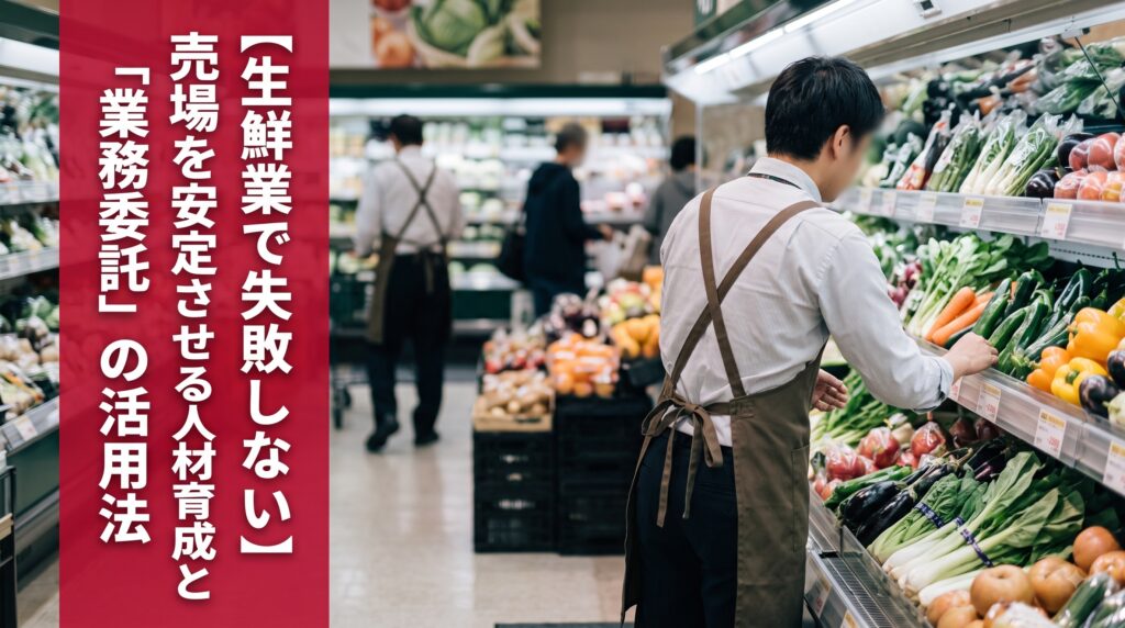 【生鮮業で失敗しない】売場を安定させる人材育成と「業務委託」の活用法
