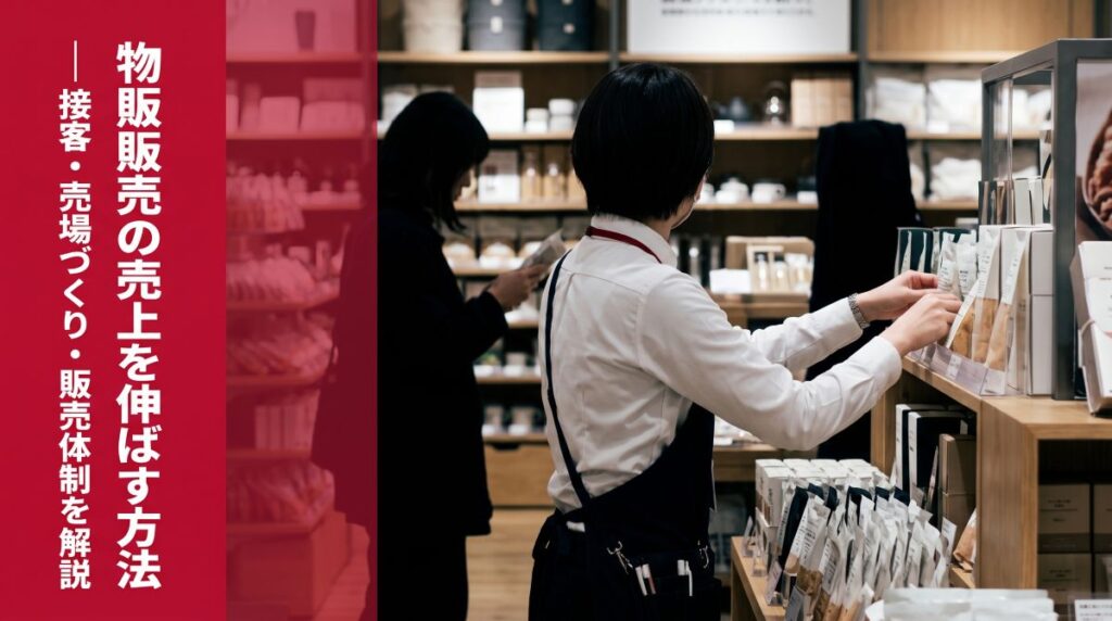 物販販売の売上を伸ばす方法