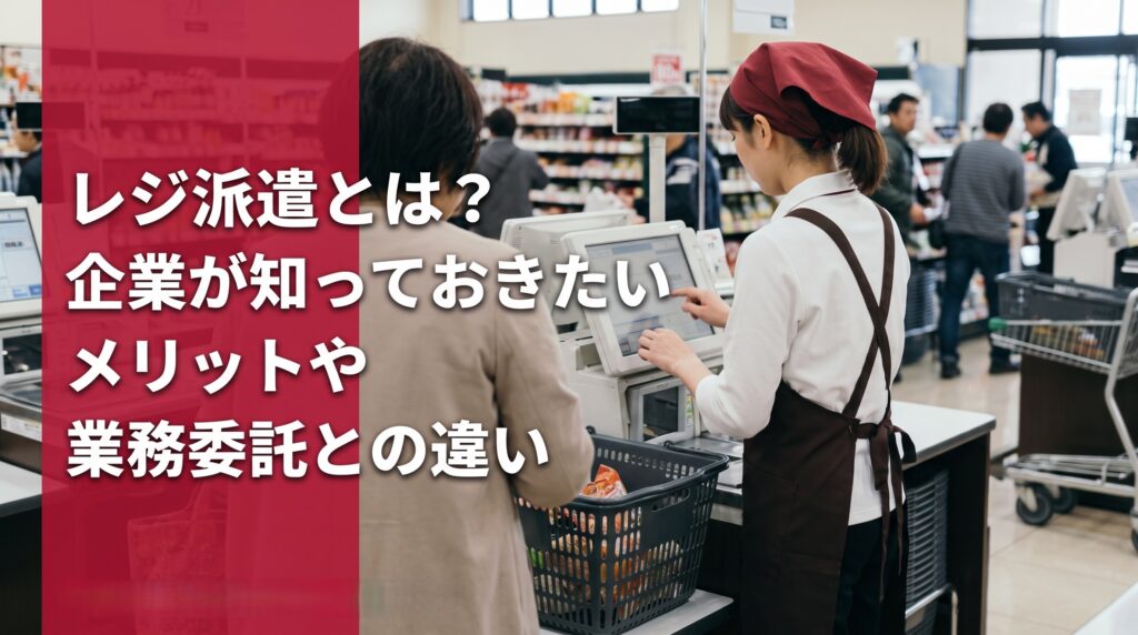 レジ派遣とは？