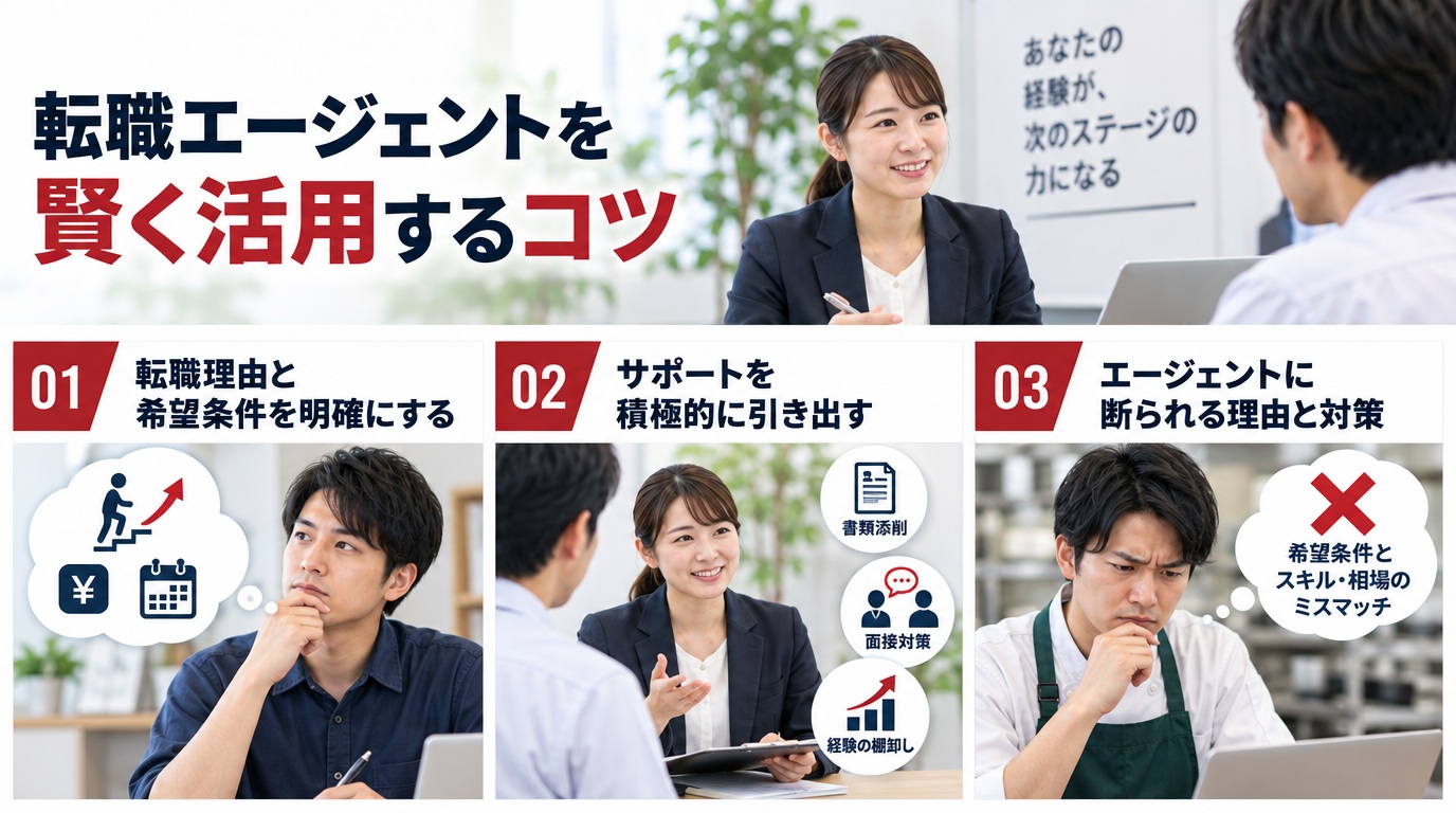 転職エージェントを賢く活用するコツ